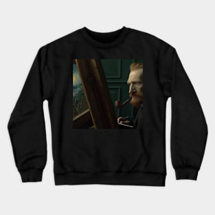 reflections van gogh Crewneck Sweatshirt